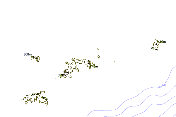Littoral autour Cooten Bay