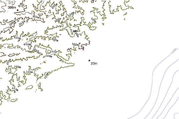 Littoral autour Corner