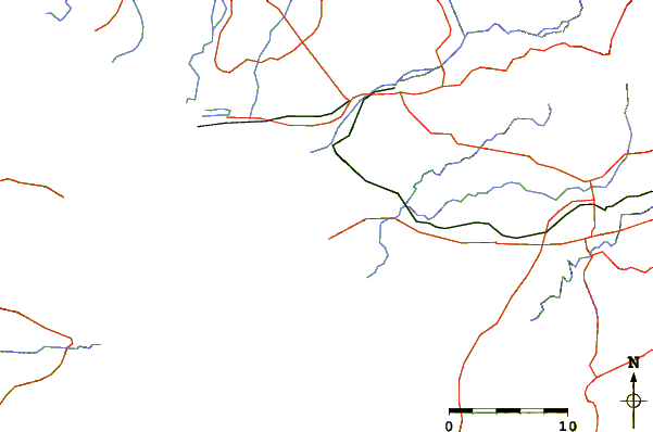 Routes et rivières à proximité Corralillo