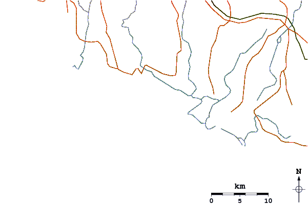 Routes et rivières à proximité Costa del Sol