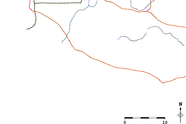Routes et rivières à proximité County Line