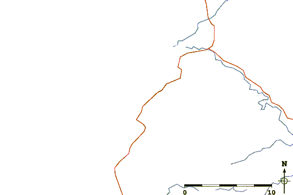 Routes et rivières à proximité Cregg Beach