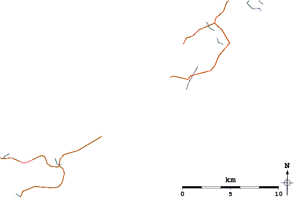Routes et rivières à proximité Crossapoll Bay (Coll)