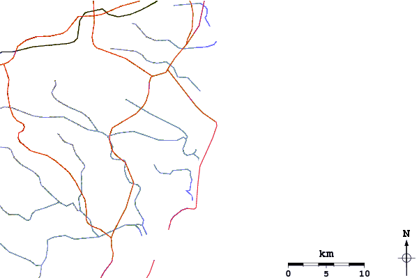Routes et rivières à proximité Cupe
