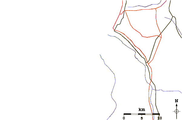 Routes et rivières à proximité Cupula