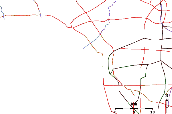 Routes et rivières à proximité D and W