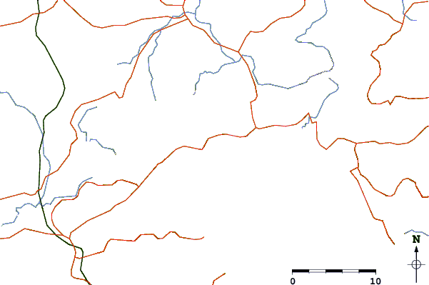 Routes et rivières à proximité Da Mei Sha Beach