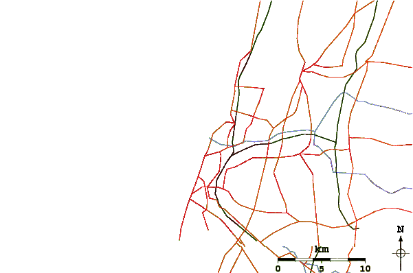 Routes et rivières à proximité Danger