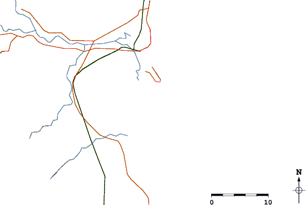 Routes et rivières à proximité Dark Reef