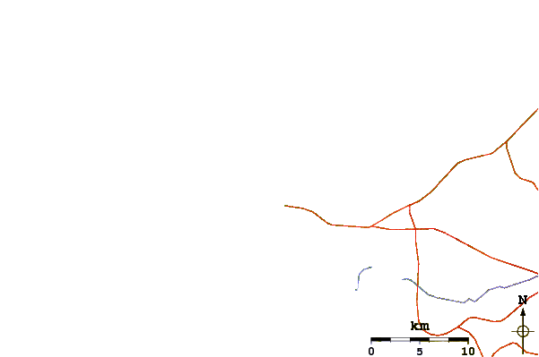 Routes et rivières à proximité Dead Point