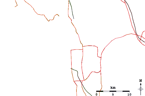 Routes et rivières à proximité Deadman's