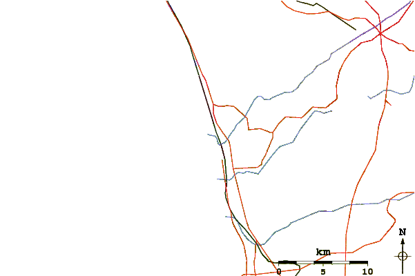 Routes et rivières à proximité Del Mar Rivermouth