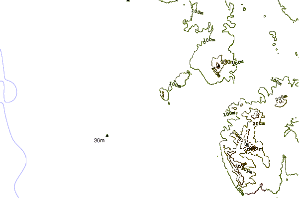 Littoral autour Derde Steen
