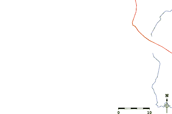 Routes et rivières à proximité Derecha Secreta