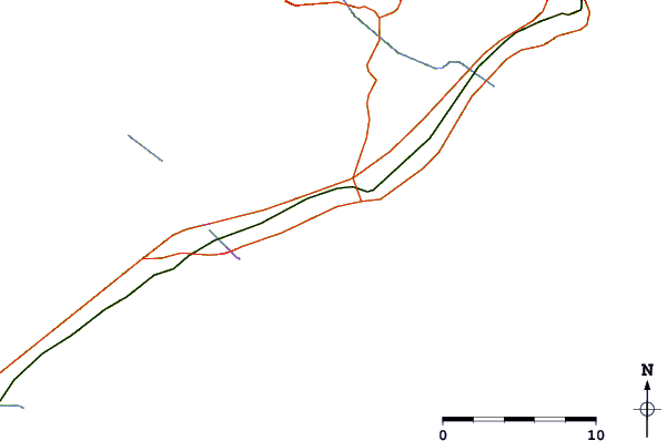 Routes et rivières à proximité Derecha de la Cala