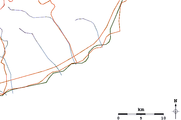 Routes et rivières à proximité Diano Marina