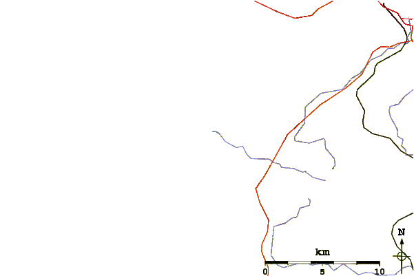 Routes et rivières à proximité Dielette Harbour