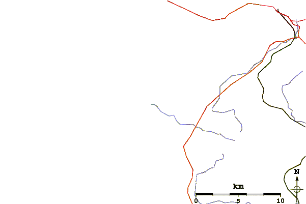 Routes et rivières à proximité Dielette Shore Break