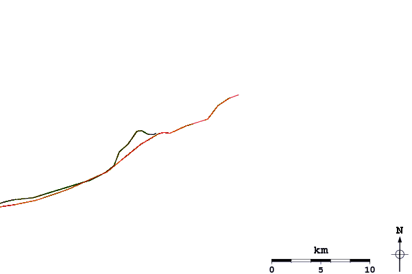 Routes et rivières à proximité Ditch Plains