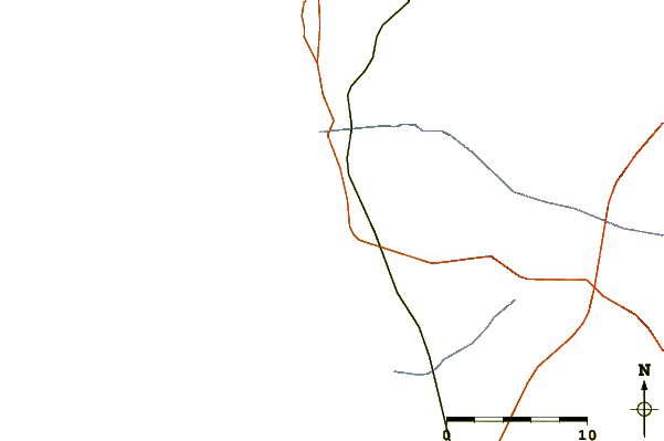 Routes et rivières à proximité Donkin Bay