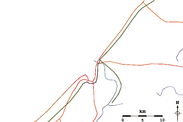 Routes et rivières à proximité Doura
