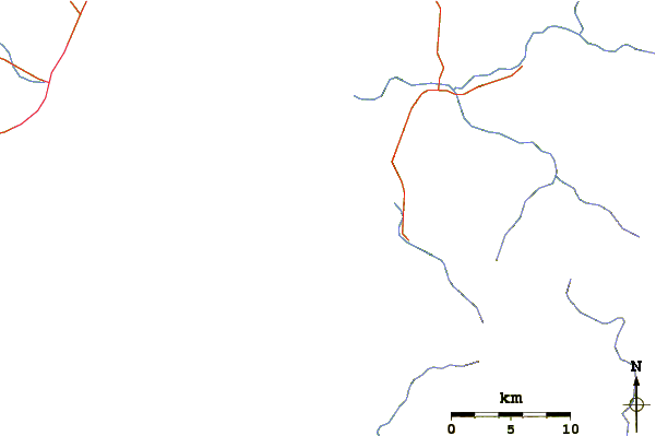 Routes et rivières à proximité Downtowns