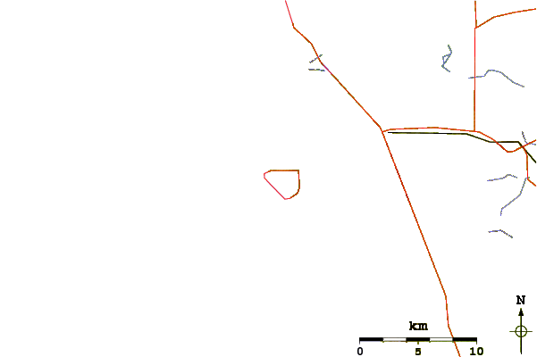 Routes et rivières à proximité Drummond Point