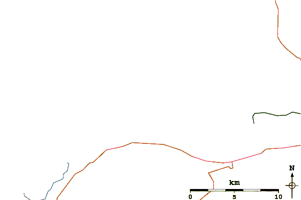Routes et rivières à proximité Dumps