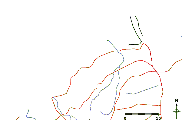 Routes et rivières à proximité EL Muelle
