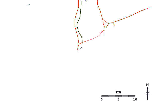 Routes et rivières à proximité El Martillo