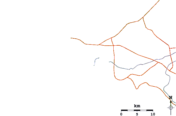 Routes et rivières à proximité Elle Muelle de Ecuasal