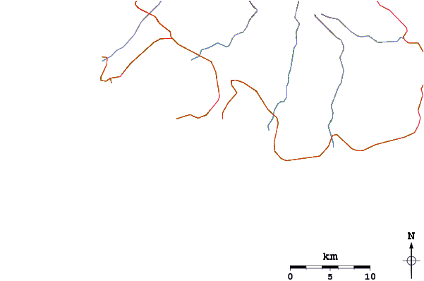 Routes et rivières à proximité Erakor Point