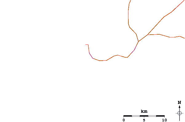 Routes et rivières à proximité Ethel Wreck