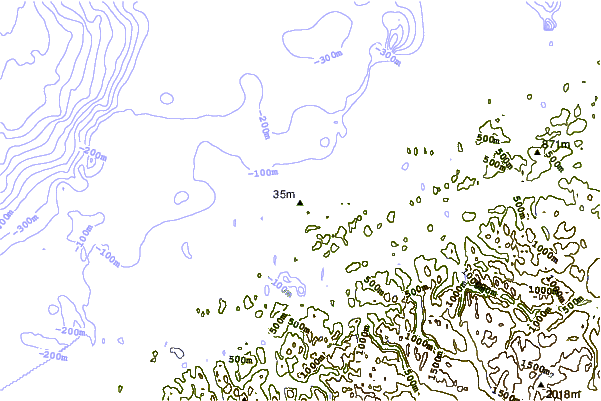 Littoral autour Farstadstranda
