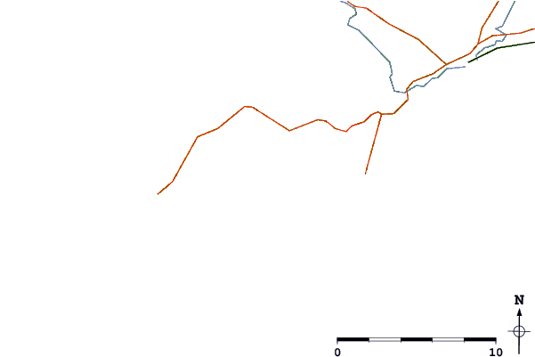 Routes et rivières à proximité Fishermans (Rhiw)