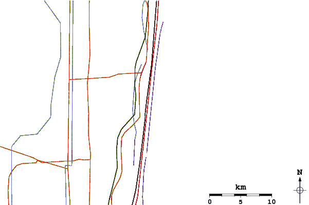 Routes et rivières à proximité 40th Street
