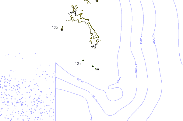 Littoral autour Fragata