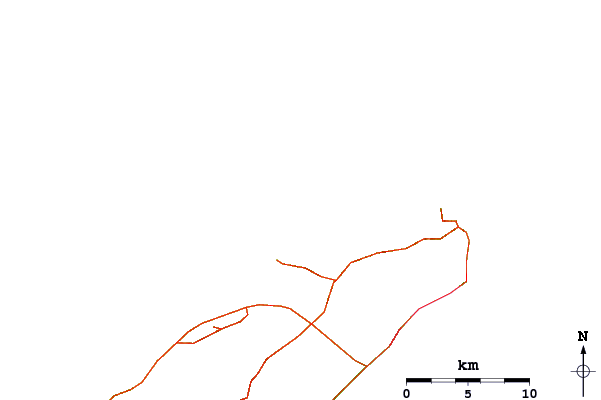 Routes et rivières à proximité Fuero de la Bajeta