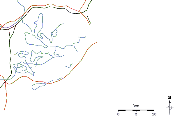 Routes et rivières à proximité Galheta do Norte