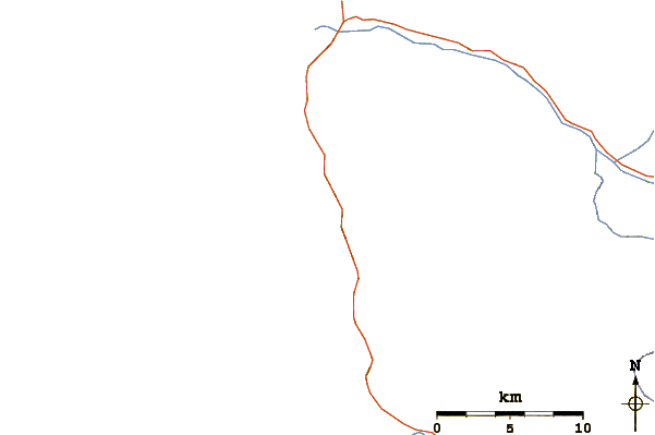 Routes et rivières à proximité Garrapata