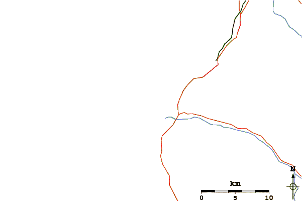 Routes et rivières à proximité Ghost Tree