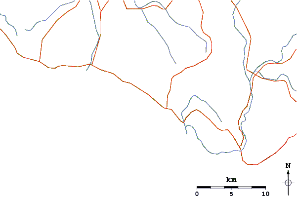 Routes et rivières à proximité Gibson Steps