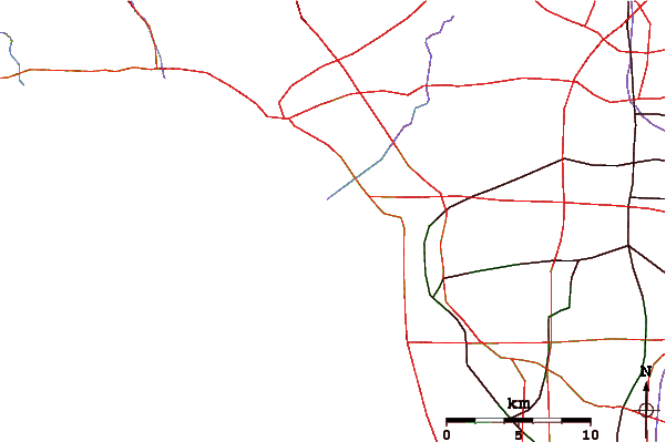 Routes et rivières à proximité Gillis