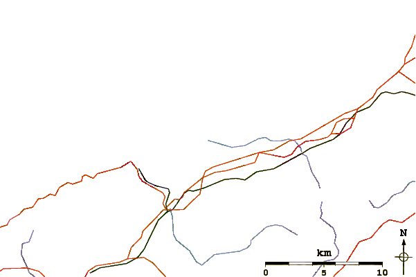 Routes et rivières à proximité Godrevy
