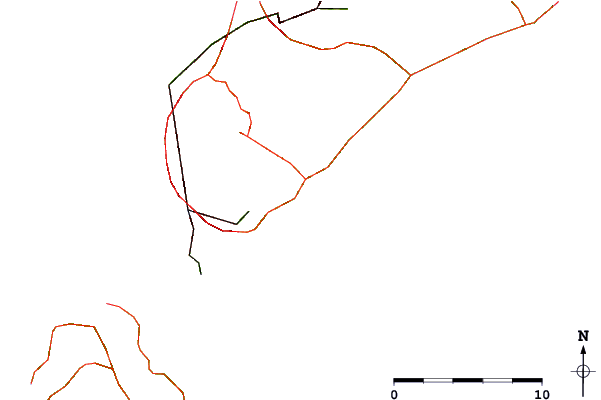 Routes et rivières à proximité Gornostay