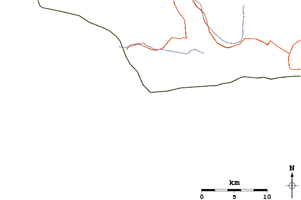 Routes et rivières à proximité Government Point