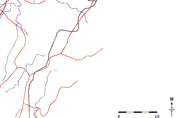 Routes et rivières à proximité Green Hills