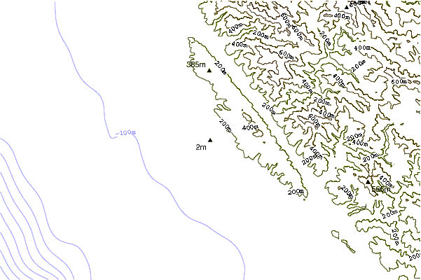 Littoral autour Gualala Rivermouth