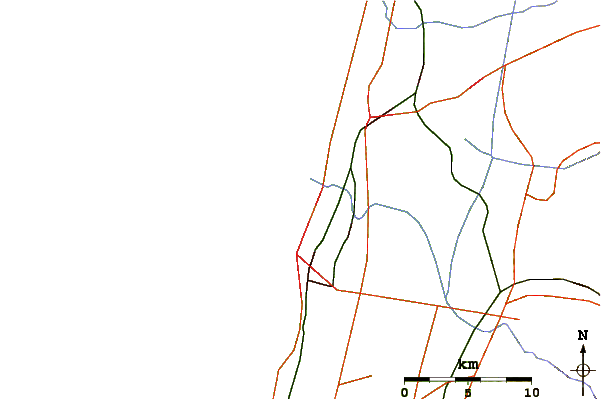 Routes et rivières à proximité Ha-Arubot (Bet Yanay)