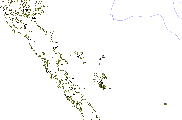 Littoral autour Henderson Bay